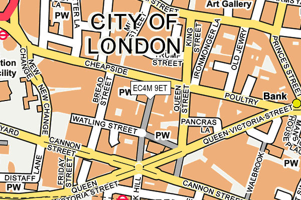 EC4M 9ET map - OS OpenMap – Local (Ordnance Survey) EC4M 9ET map - OS OpenMap – Local (Ordnance Survey)