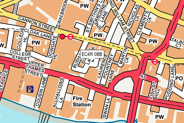 EC4R 0BB map - OS OpenMap – Local (Ordnance Survey) EC4R 0BB map - OS OpenMap – Local (Ordnance Survey)