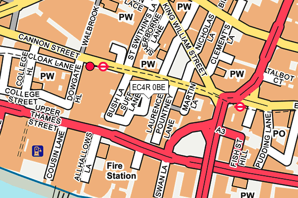 EC4R 0BE map - OS OpenMap – Local (Ordnance Survey) EC4R 0BE map - OS OpenMap – Local (Ordnance Survey)