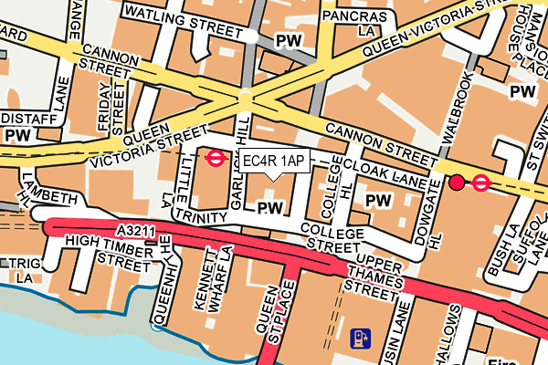 EC4R 1AP map - OS OpenMap – Local (Ordnance Survey) EC4R 1AP map - OS OpenMap – Local (Ordnance Survey)