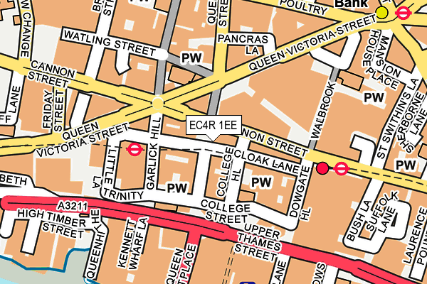 EC4R 1EE map - OS OpenMap – Local (Ordnance Survey) EC4R 1EE map - OS OpenMap – Local (Ordnance Survey)