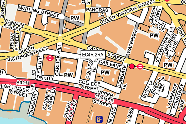 EC4R 2RA map - OS OpenMap – Local (Ordnance Survey) EC4R 2RA map - OS OpenMap – Local (Ordnance Survey)