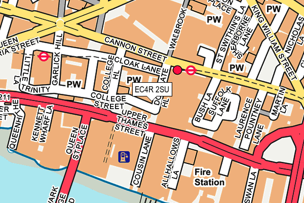 EC4R 2SU map - OS OpenMap – Local (Ordnance Survey) EC4R 2SU map - OS OpenMap – Local (Ordnance Survey)