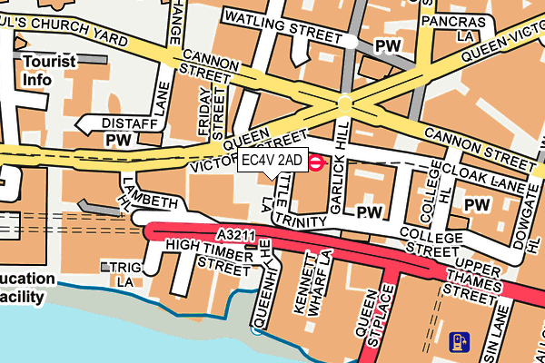 EC4V 2AD map - OS OpenMap – Local (Ordnance Survey) EC4V 2AD map - OS OpenMap – Local (Ordnance Survey)