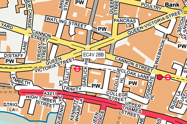 EC4V 2BB map - OS OpenMap – Local (Ordnance Survey) EC4V 2BB map - OS OpenMap – Local (Ordnance Survey)