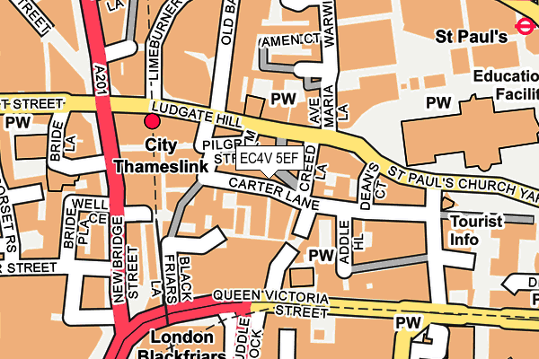 EC4V 5EF map - OS OpenMap – Local (Ordnance Survey) EC4V 5EF map - OS OpenMap – Local (Ordnance Survey)