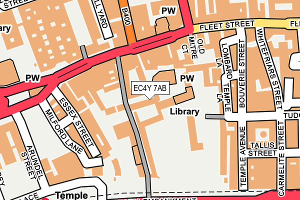EC4Y 7AB map - OS OpenMap – Local (Ordnance Survey) EC4Y 7AB map - OS OpenMap – Local (Ordnance Survey)