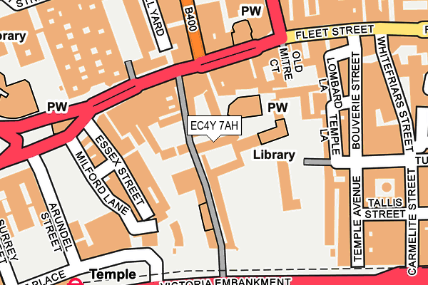 EC4Y 7AH map - OS OpenMap – Local (Ordnance Survey) EC4Y 7AH map - OS OpenMap – Local (Ordnance Survey)