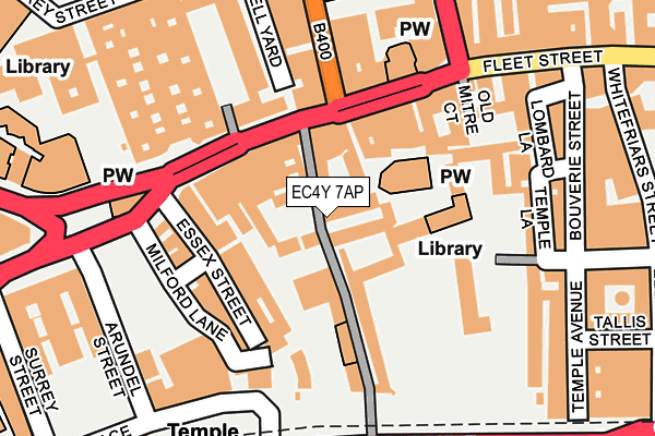 EC4Y 7AP map - OS OpenMap – Local (Ordnance Survey) EC4Y 7AP map - OS OpenMap – Local (Ordnance Survey)