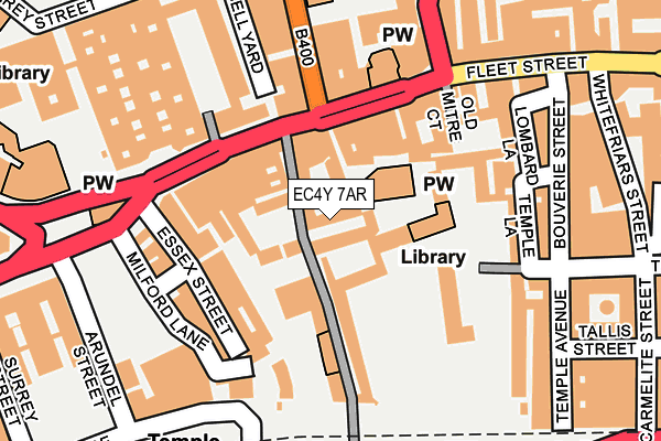 EC4Y 7AR map - OS OpenMap – Local (Ordnance Survey) EC4Y 7AR map - OS OpenMap – Local (Ordnance Survey)