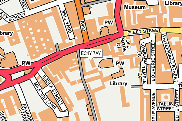 EC4Y 7AY map - OS OpenMap – Local (Ordnance Survey) EC4Y 7AY map - OS OpenMap – Local (Ordnance Survey)