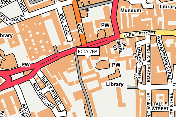 EC4Y 7BA map - OS OpenMap – Local (Ordnance Survey) EC4Y 7BA map - OS OpenMap – Local (Ordnance Survey)