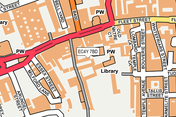EC4Y 7BD map - OS OpenMap – Local (Ordnance Survey) EC4Y 7BD map - OS OpenMap – Local (Ordnance Survey)