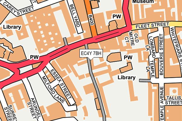 EC4Y 7BH map - OS OpenMap – Local (Ordnance Survey) EC4Y 7BH map - OS OpenMap – Local (Ordnance Survey)
