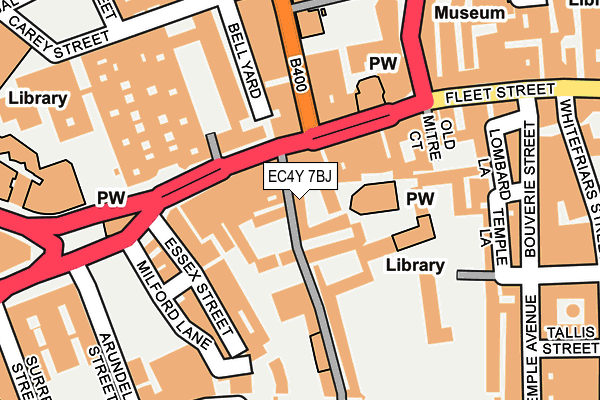 EC4Y 7BJ map - OS OpenMap – Local (Ordnance Survey) EC4Y 7BJ map - OS OpenMap – Local (Ordnance Survey)