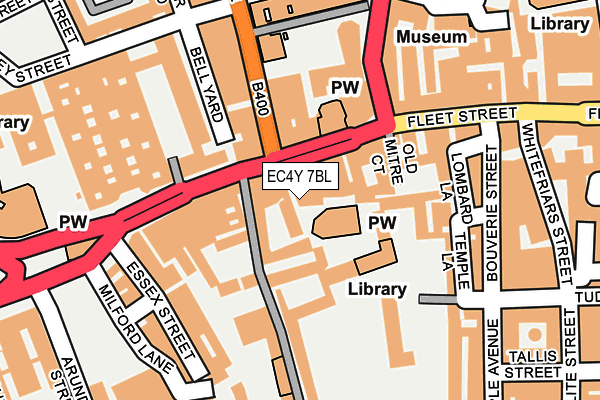EC4Y 7BL map - OS OpenMap – Local (Ordnance Survey) EC4Y 7BL map - OS OpenMap – Local (Ordnance Survey)