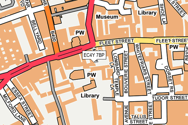 EC4Y 7BP map - OS OpenMap – Local (Ordnance Survey) EC4Y 7BP map - OS OpenMap – Local (Ordnance Survey)