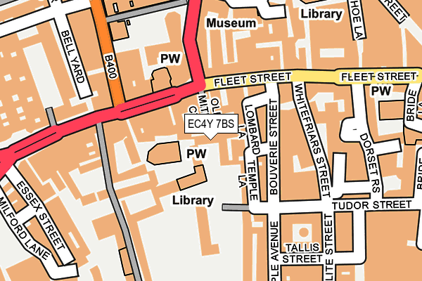 EC4Y 7BS map - OS OpenMap – Local (Ordnance Survey) EC4Y 7BS map - OS OpenMap – Local (Ordnance Survey)