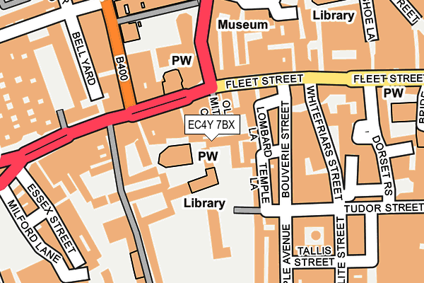 EC4Y 7BX map - OS OpenMap – Local (Ordnance Survey) EC4Y 7BX map - OS OpenMap – Local (Ordnance Survey)