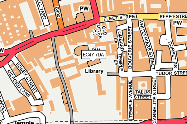 EC4Y 7DA map - OS OpenMap – Local (Ordnance Survey) EC4Y 7DA map - OS OpenMap – Local (Ordnance Survey)