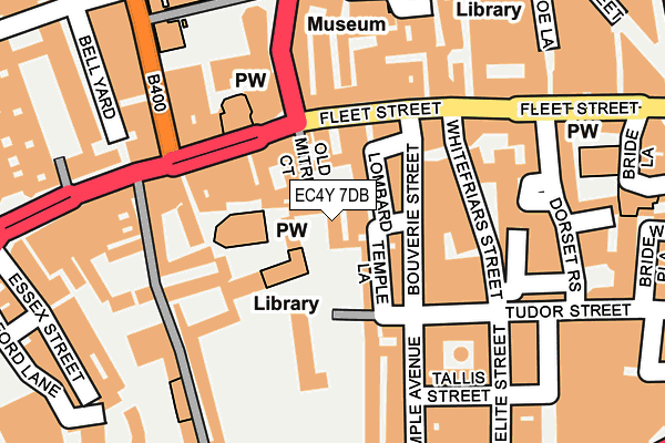 EC4Y 7DB map - OS OpenMap – Local (Ordnance Survey) EC4Y 7DB map - OS OpenMap – Local (Ordnance Survey)