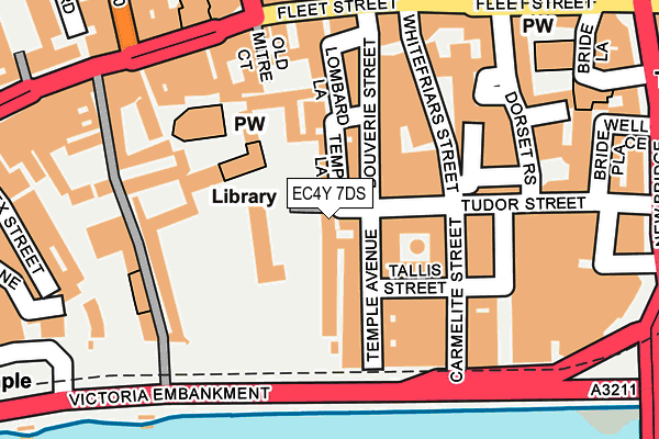 EC4Y 7DS map - OS OpenMap – Local (Ordnance Survey) EC4Y 7DS map - OS OpenMap – Local (Ordnance Survey)
