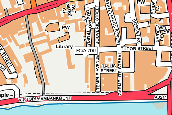 EC4Y 7DU map - OS OpenMap – Local (Ordnance Survey) EC4Y 7DU map - OS OpenMap – Local (Ordnance Survey)