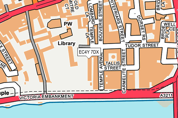 EC4Y 7DX map - OS OpenMap – Local (Ordnance Survey) EC4Y 7DX map - OS OpenMap – Local (Ordnance Survey)