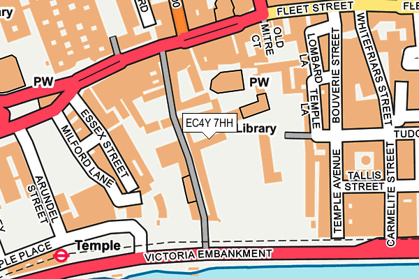 EC4Y 7HH map - OS OpenMap – Local (Ordnance Survey) EC4Y 7HH map - OS OpenMap – Local (Ordnance Survey)
