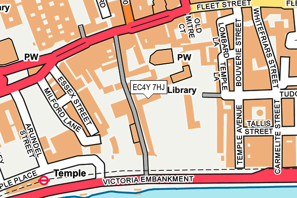 EC4Y 7HJ map - OS OpenMap – Local (Ordnance Survey) EC4Y 7HJ map - OS OpenMap – Local (Ordnance Survey)