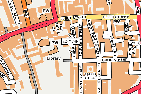 EC4Y 7HR map - OS OpenMap – Local (Ordnance Survey) EC4Y 7HR map - OS OpenMap – Local (Ordnance Survey)