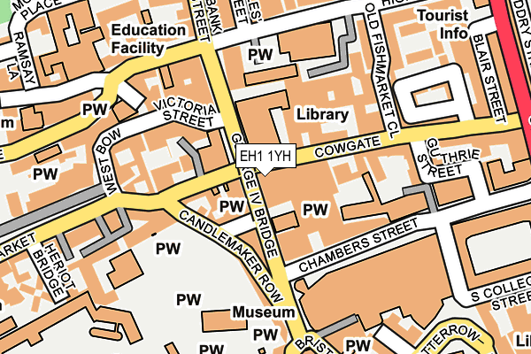 EH1 1YH map - OS OpenMap – Local (Ordnance Survey) EH1 1YH map - OS OpenMap – Local (Ordnance Survey)