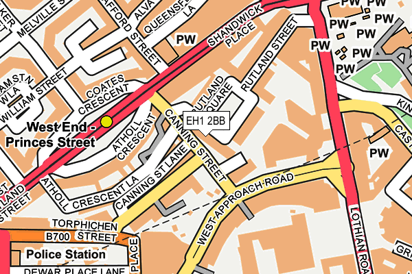 EH1 2BB map - OS OpenMap – Local (Ordnance Survey) EH1 2BB map - OS OpenMap – Local (Ordnance Survey)