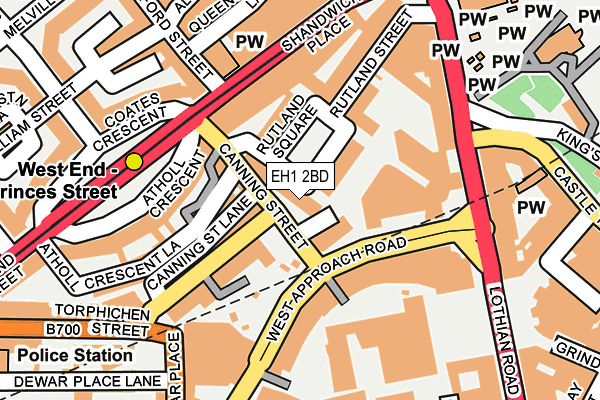 EH1 2BD map - OS OpenMap – Local (Ordnance Survey) EH1 2BD map - OS OpenMap – Local (Ordnance Survey)