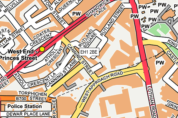 EH1 2BE map - OS OpenMap – Local (Ordnance Survey) EH1 2BE map - OS OpenMap – Local (Ordnance Survey)