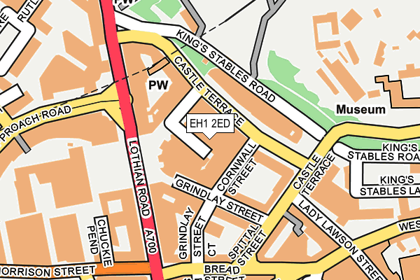 EH1 2ED map - OS OpenMap – Local (Ordnance Survey) EH1 2ED map - OS OpenMap – Local (Ordnance Survey)