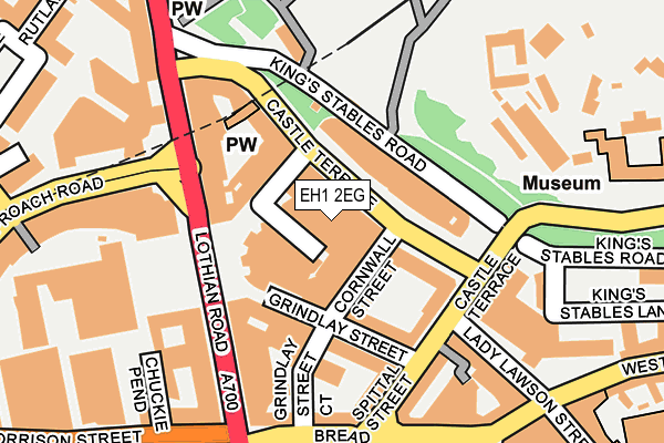 EH1 2EG map - OS OpenMap – Local (Ordnance Survey) EH1 2EG map - OS OpenMap – Local (Ordnance Survey)