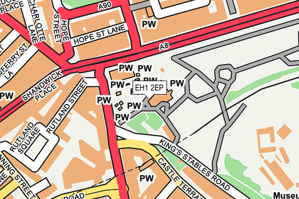 EH1 2EP map - OS OpenMap – Local (Ordnance Survey) EH1 2EP map - OS OpenMap – Local (Ordnance Survey)