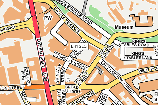 EH1 2EQ map - OS OpenMap – Local (Ordnance Survey) EH1 2EQ map - OS OpenMap – Local (Ordnance Survey)