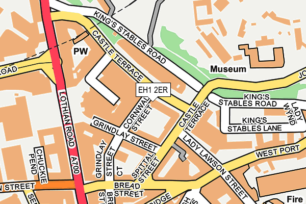EH1 2ER map - OS OpenMap – Local (Ordnance Survey) EH1 2ER map - OS OpenMap – Local (Ordnance Survey)
