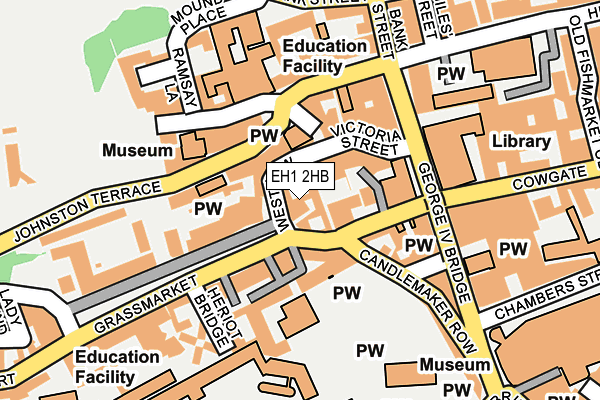 EH1 2HB map - OS OpenMap – Local (Ordnance Survey) EH1 2HB map - OS OpenMap – Local (Ordnance Survey)