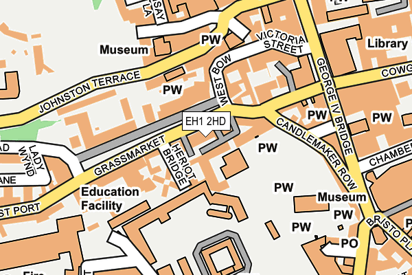 EH1 2HD map - OS OpenMap – Local (Ordnance Survey) EH1 2HD map - OS OpenMap – Local (Ordnance Survey)