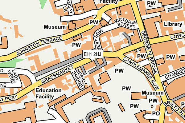 EH1 2HJ map - OS OpenMap – Local (Ordnance Survey) EH1 2HJ map - OS OpenMap – Local (Ordnance Survey)