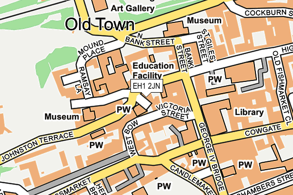 EH1 2JN map - OS OpenMap – Local (Ordnance Survey) EH1 2JN map - OS OpenMap – Local (Ordnance Survey)