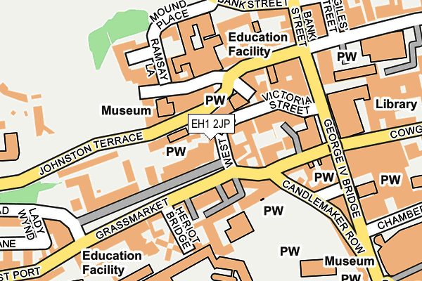 EH1 2JP map - OS OpenMap – Local (Ordnance Survey) EH1 2JP map - OS OpenMap – Local (Ordnance Survey)