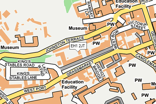 EH1 2JT map - OS OpenMap – Local (Ordnance Survey) EH1 2JT map - OS OpenMap – Local (Ordnance Survey)