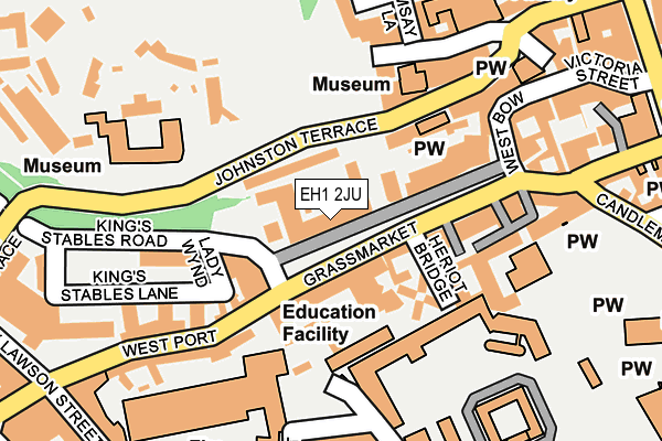 EH1 2JU map - OS OpenMap – Local (Ordnance Survey) EH1 2JU map - OS OpenMap – Local (Ordnance Survey)
