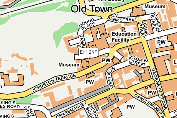 EH1 2NF map - OS OpenMap – Local (Ordnance Survey) EH1 2NF map - OS OpenMap – Local (Ordnance Survey)