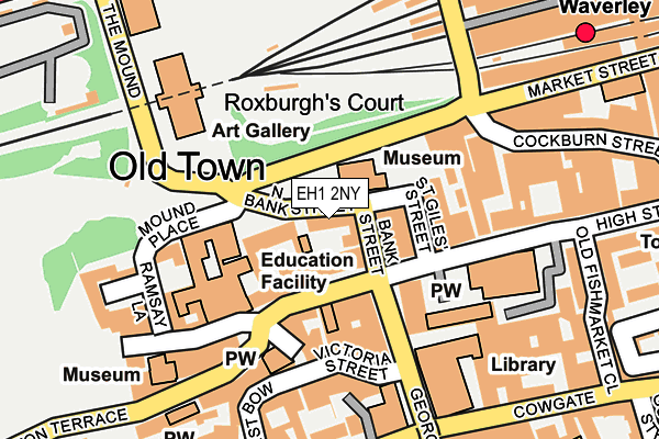 EH1 2NY map - OS OpenMap – Local (Ordnance Survey) EH1 2NY map - OS OpenMap – Local (Ordnance Survey)