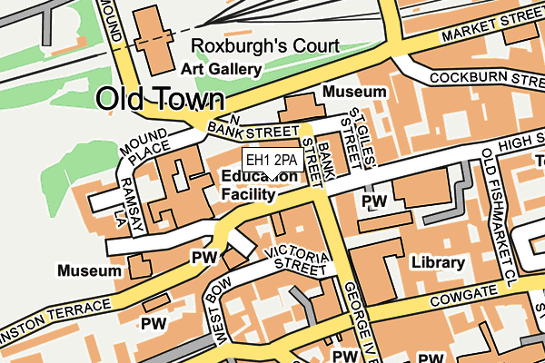 EH1 2PA map - OS OpenMap – Local (Ordnance Survey) EH1 2PA map - OS OpenMap – Local (Ordnance Survey)